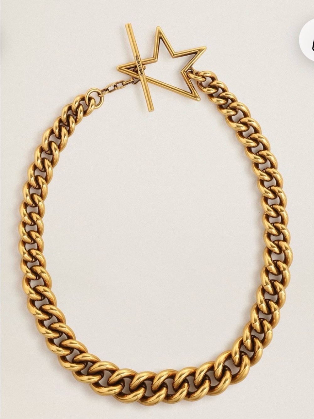 Golden Goose Gold Star Toggle Chain Necklace